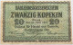 GERMANY 20 KOPEKS POSEN 1916 #alb002 0155 - Other & Unclassified