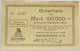 GERMANY 100000 MARK 1923 RIEGERWERK #alb002 0349 - 100.000 Mark