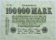 GERMANY 100000 MARK 1923 #alb004 0313 - 100.000 Mark