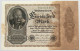 GERMANY 1000 MARK 1922 81B #alb010 0007 - 1.000 Mark