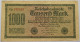 GERMANY 1000 MARK 1922 #alb067 0223 - 1.000 Mark