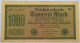 GERMANY 1000 MARK 1922 #alb067 0213 - 1.000 Mark