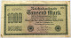 GERMANY 1000 MARK 1922 #alb066 0137 - 1.000 Mark