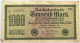 GERMANY 1000 MARK 1922 #alb066 0137 - 1000 Mark
