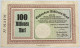 GERMANY 100 MILLIONEN MARK 1923 POSSNECK #alb003 0161 - 100 Millionen Mark