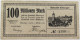 GERMANY 100 MILLIONEN MARK 1923 ELLWANGEN #alb002 0261 - 100 Miljoen Mark