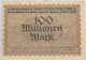 GERMANY 100 MILLIONEN MARK 1923 BAYERN #alb008 0107 - 100 Millionen Mark