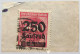 GERMANY 100 MARK STAMP 250000 OVER IT 50MM #alb020 0139 - 100 Mark