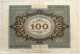 GERMANY 100 MARK 1920 #alb066 0369 - 100 Mark