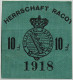 GERMANY 10 PFENNIG RACOT 1918 #alb002 0097 - Sonstige & Ohne Zuordnung