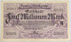 GERMANY 5 MILLIONEN MARK 1923 REICHSBAHN KARLSRUHE #alb012 0087 - 5 Mio. Mark