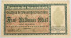 GERMANY 5 MILLIONEN MARK 1923 BAYERN #alb008 0059 - 5 Mio. Mark