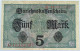GERMANY 5 MARK 1917 #alb004 0333 - 5 Mark