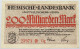 GERMANY 200 MILLIARDEN MARK HESSEN #alb004 0101 - 200 Mrd. Mark