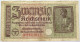 GERMANY 20 REICHSMARK 1940 #alb067 0319 - 20 Reichsmark