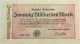 GERMANY 20 MILLIARDEN MARK 1923 REICHSBAHN #alb012 0071 - 20 Milliarden Mark