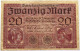 GERMANY 20 MARK 1918 #alb066 0173 - 20 Mark