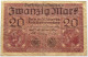 GERMANY 20 MARK 1918 #alb066 0171 - 20 Mark