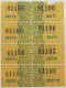 GERMANY BROTKARTE RATION CARD BREAD #alb020 0127 - Other & Unclassified