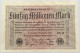 GERMANY GERMANY 50 MILLIONEN 1924 #alb004 0191 - 50 Miljoen Mark