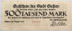 GERMANY 500000 MARK 1923 GIESSEN #alb004 0415 - 500.000 Mark