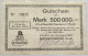 GERMANY 500000 MARK 1923 RIEGERWERK #alb002 0355 - 500.000 Mark