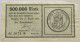 GERMANY 500000 MARK 1923 TIENGEN #alb010 0111 - 500.000 Mark