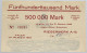 GERMANY 500000 MARK 1923 RIEGERWERK #alb002 0353 - 500.000 Mark