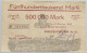 GERMANY 500000 MARK 1923 RIEGERWERK #alb002 0351 - 500.000 Mark