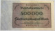 GERMANY 500000 MARK 1923 87B #alb010 0039 - 500.000 Mark