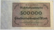 GERMANY 500000 MARK 1923 87B #alb010 0039 - 500000 Mark