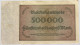 GERMANY 500000 MARK 1923 87F #alb010 0069 - 500.000 Mark