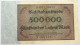 GERMANY 500000 MARK 1923 #alb067 0405 - 500.000 Mark