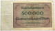 GERMANY 500000 MARK 1923 #alb067 0409 - 500.000 Mark
