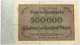 GERMANY 500000 MARK 1923 #alb067 0407 - 500.000 Mark