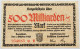 GERMANY 500 MILLIARDEN MARK HESSEN #alb004 0095 - 500 Miljard Mark