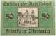 GERMANY 50 PFENNIG 1920 RODACH #alb003 0273 - Other & Unclassified