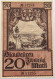 GERMANY WEIMAR 20 MARK 1919 BAUBEUREN #alb011 0201 - 20 Mark