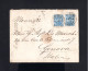 K179-PORTUGAL-OLD COVER LISBOA To GENOVA (italy) 1884.Envelope PORTUGAL.Brief - Briefe U. Dokumente