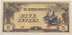 JAPAN 5 RUPEES BURMA #alb017 0137 - Japón