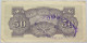 JAPAN 50 CENTAVOS OVERSTAMP #alb067 0433 - Japon