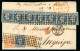 1854, Lettre Pour Arequipa (Pérou), Affranchissement - 1853-1860 Napoléon III.
