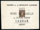 Caudun (Morbihan): Type Hourriez 80 Centimes, Feuillet - Liberation