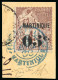 1888-1891, Alphée Dubois, Y&T N°9 O, Sur Fragment, - Sonstige & Ohne Zuordnung