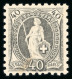 1882-1907, Sammlung In Einem Ordner Der Ziffermuster Ausgabe Und Der Stehenden Helvetia Ausgabe - Verzamelingen