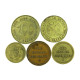 Token Bielefeld Bethel Shops Lot Of 5 Germany 5 10 50 100 Pfennig 03759 - Notgeld