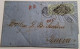 ROMA 1858 Lettera Sa.7  975€ SPL >Genova, E.Diena (Stato Pontificio Lettre Pontifical States Cover 1852 - Estados Pontificados