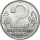 ( GERMANY DDR ) REPUBLICA DEMOCRATICA DE ALEMANIA (DDR) MONEDA DE 2-DM AÑO 1957  MONEDA ALUMINIO - 27 mm.  EMBLEMA - 2 Mark