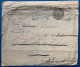 Lettre Administrative Dateur " EXPOSITION UNIVERSELLE *1889* Pour PARIS Puis TOURS + Griffe Bleu Du Ministère - Cachets Provisoires