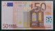 50 EURO J090A3 Draghi Serie S Italy Perfect UNC - 50 Euro
